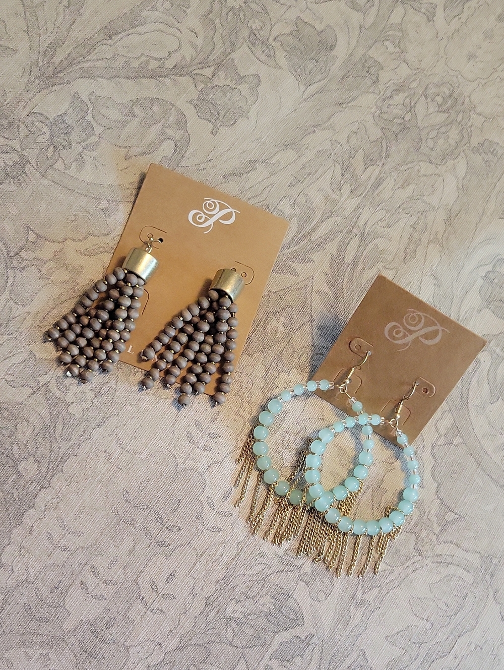 Plunder |  Dangly Hoop Beaded Earring Bundle NEW